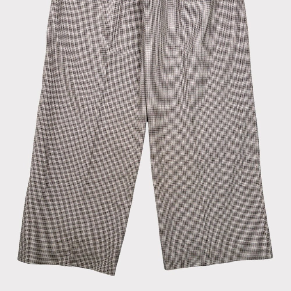ARITZIA BABATON Rosemarie Pleated High Waisted Wide Leg Trousers Women's Size 10 - Picture 12 of 16